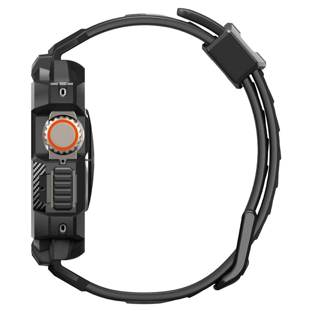 Spigen Rugged Armor Pro Apple Watch Ultra (49mm) Strap Case - Black_5