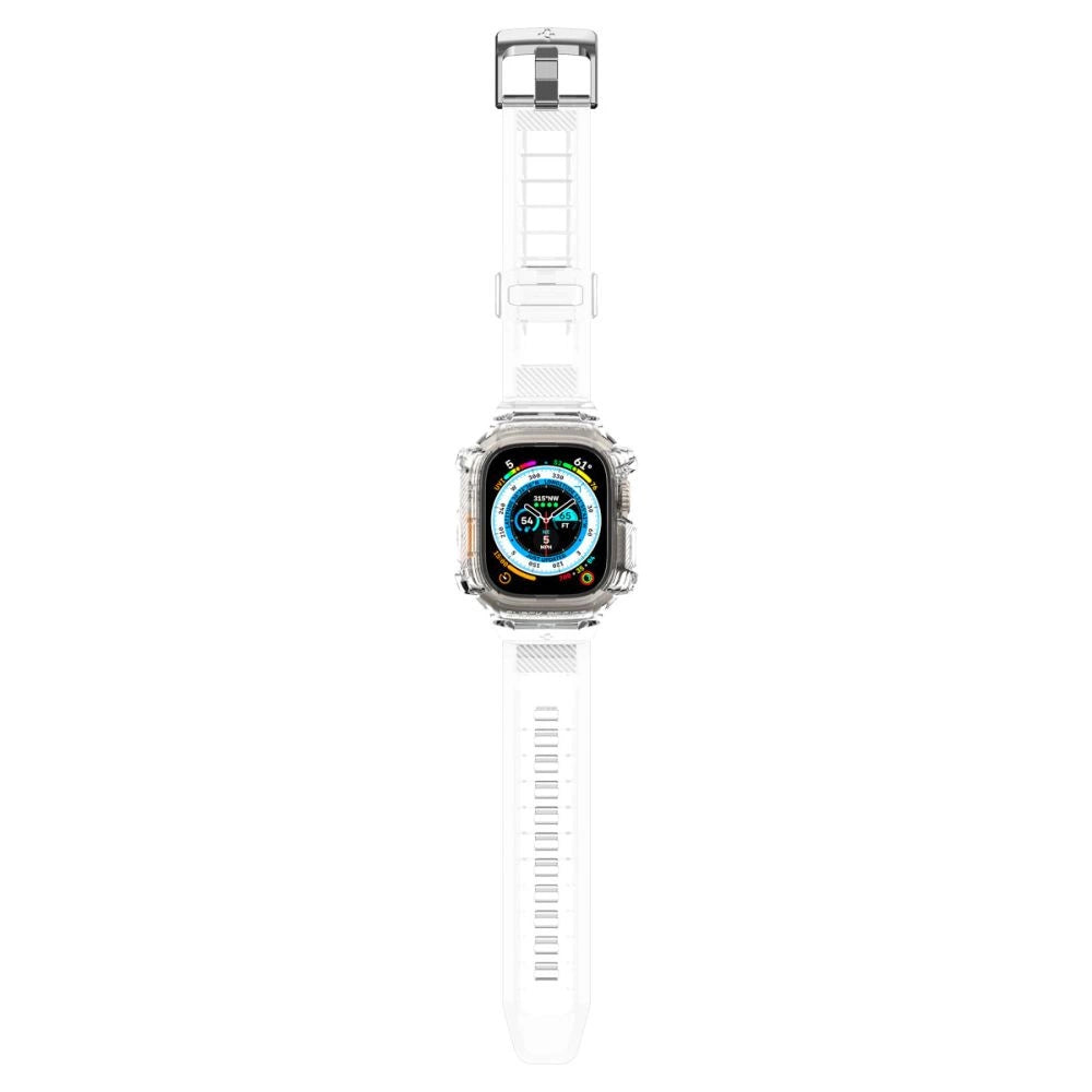 Spigen Rugged Armor Pro Case with Strap for Apple Watch Ultra (49mm) - Clear_5
