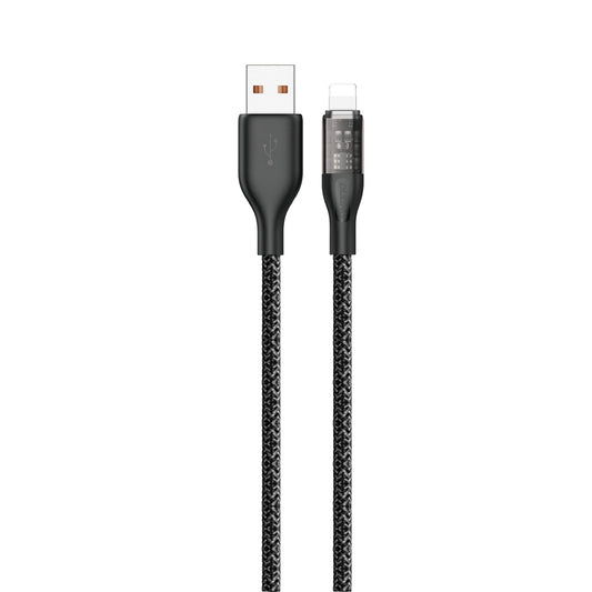 Fast charging cable 30W 1m USB - Lightning Dudao L22L - gray_0