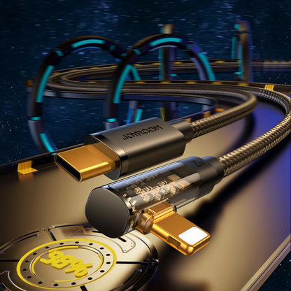 Joyroom S-C Lightning Angle 20W 1.2m USB to USB-C Lightning cable S-CL020A6 (black)_2