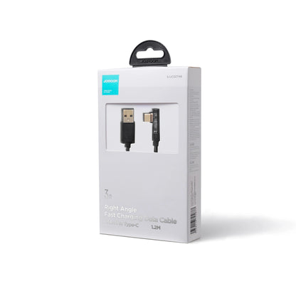 Angle Cable to USB-A / Type-C / 3A / 1.2m Joyroom S-UC027A6 (black)_4