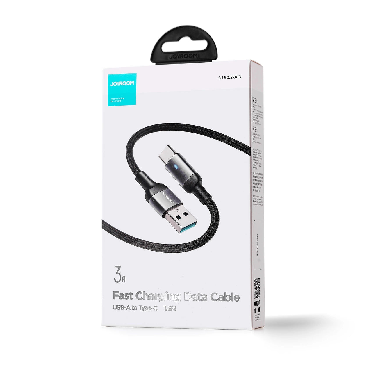 Joyroom Extraordinary Series A10 USB-A / USB-C 3A Cable 1.2 m - Black_4