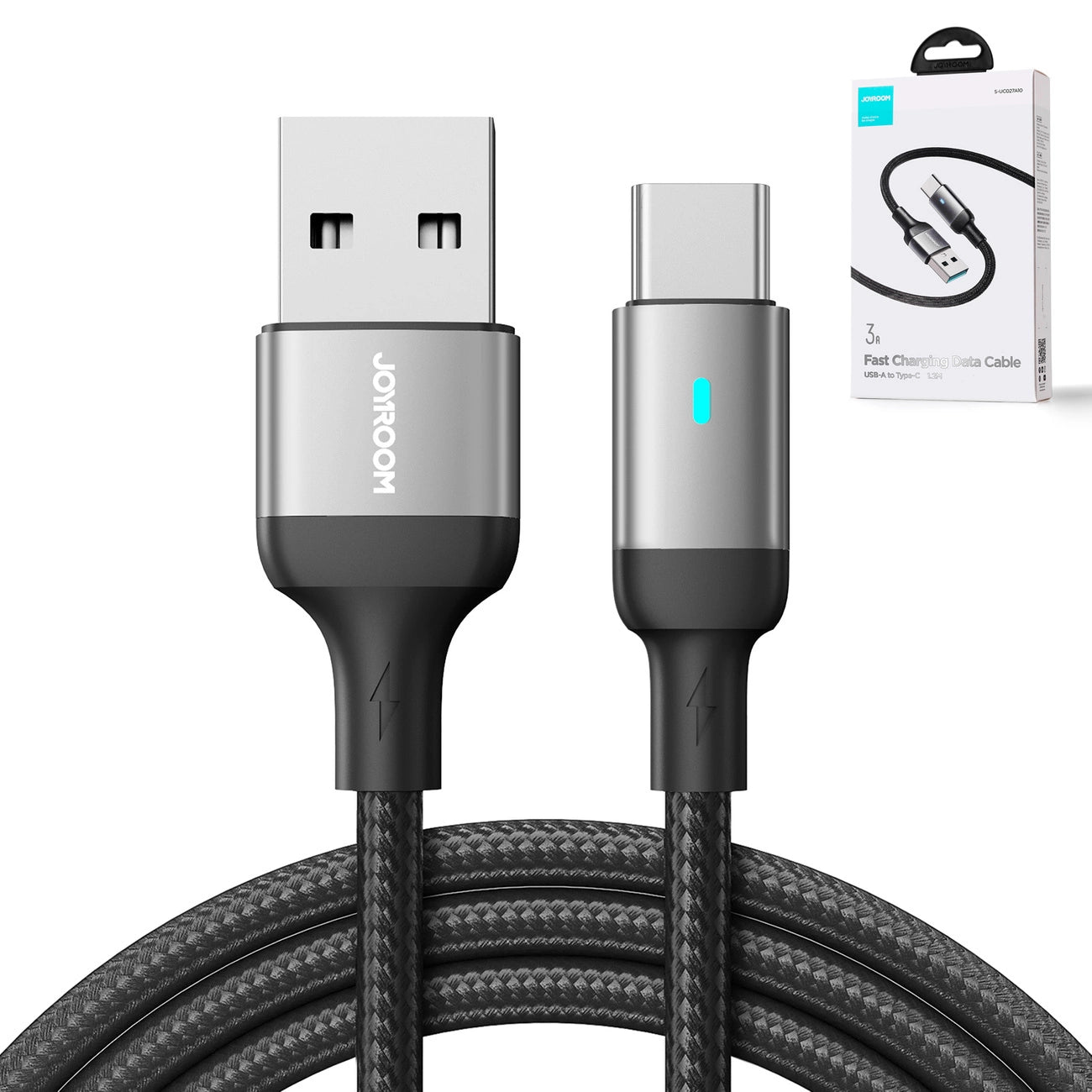 Joyroom Extraordinary Series A10 USB-A / USB-C 3A Cable 1.2 m - Black_8