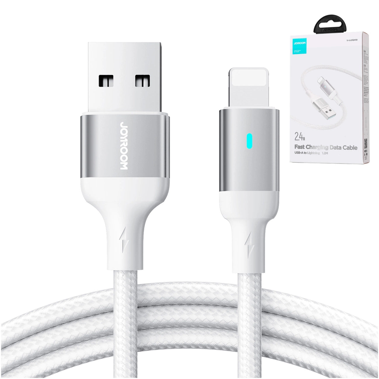Cable to USB-A / Lightning / 2.4A / 1.2m Joyroom S-UL012A10 (white)_4