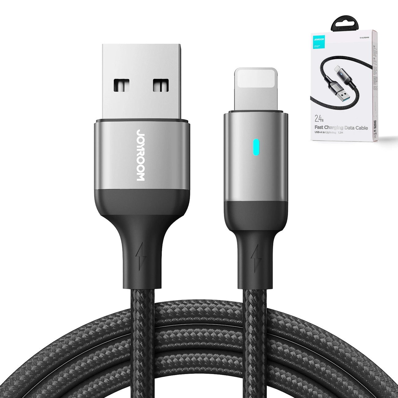 Joyroom Extraordinary Series A10 USB-A / Lightning 2.4A Cable 1.2 m - Black_3