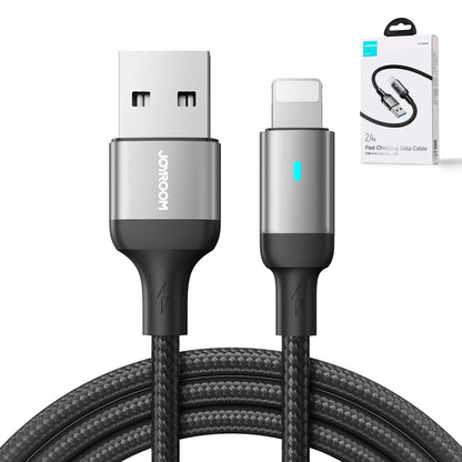 Joyroom Extraordinary Series A10 USB-A / Lightning 2.4A Cable 1.2 m - Black_3