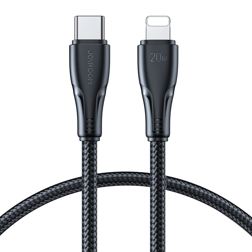 Joyroom Surpass Series A11 Lightning / USB-C 20W 1.2 m cable - black_0