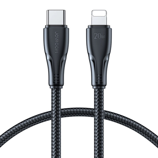 Joyroom Surpass Series A11 Lightning / USB-C 20W 1.2 m cable - black_0