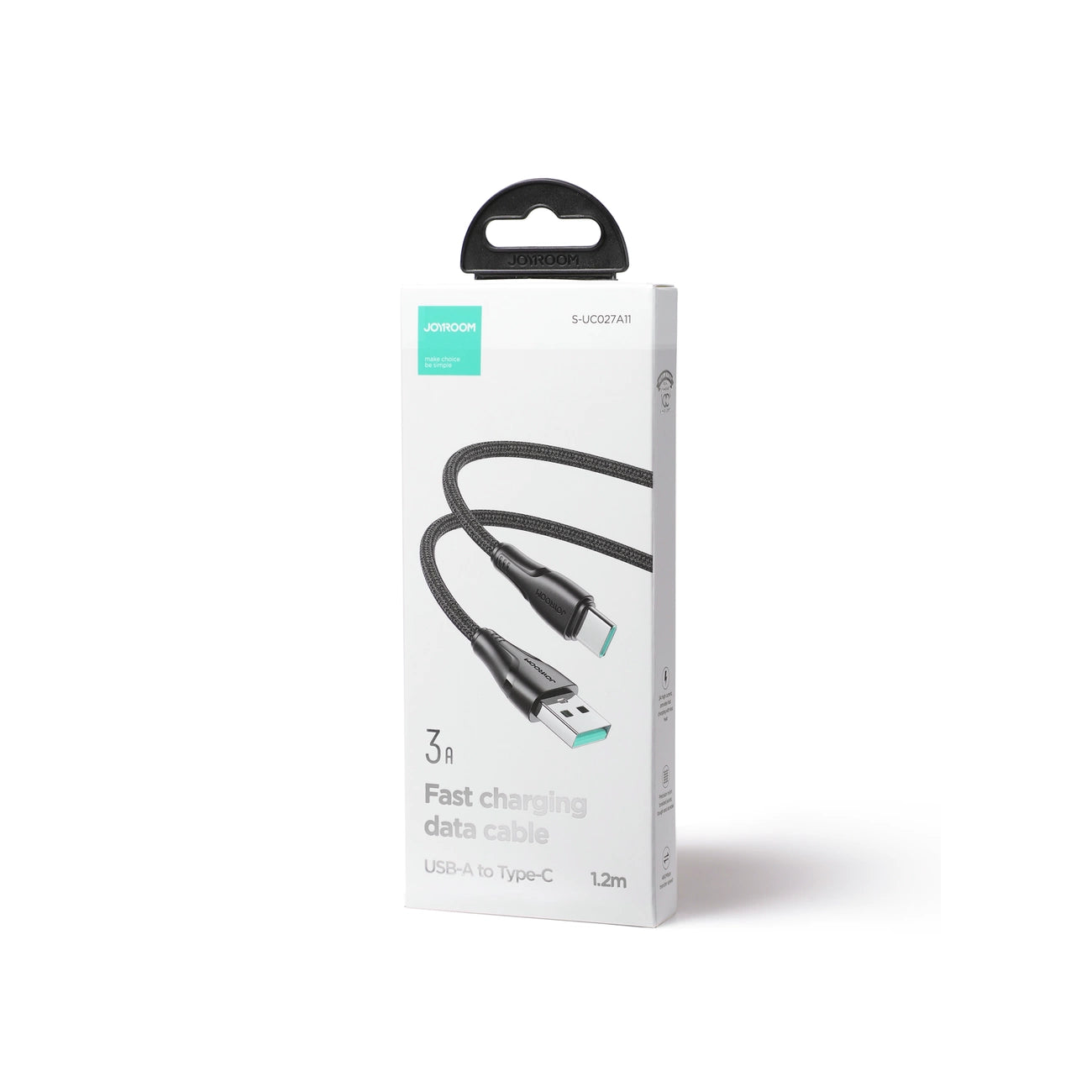 Joyroom Surpass Series A11 USB-A / USB-C 3A Cable 1.2 m - Black_4