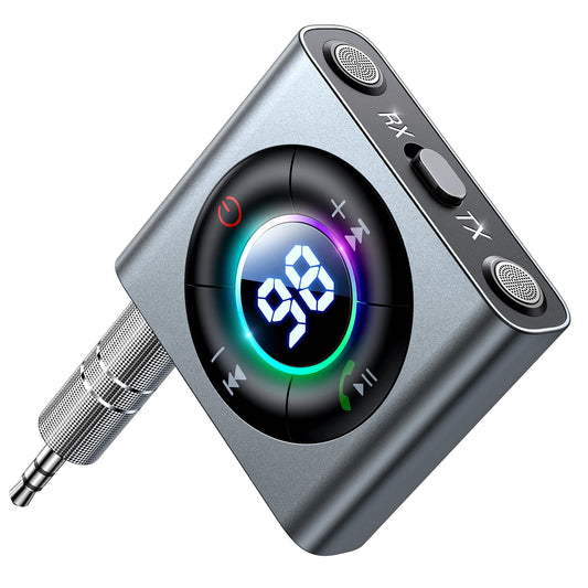 Bluetooth 5.3 AUX transmitter/receiver Joyroom JR-CB1 (gray)_0