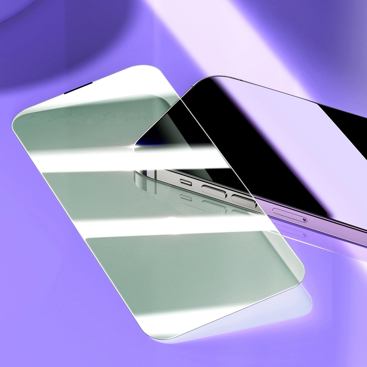 Baseus Full Screen Tempered Glass for iPhone 14 Pro with Anti Blue Light Filter and 0.3mm Speaker Cover + Mounting Frame_10