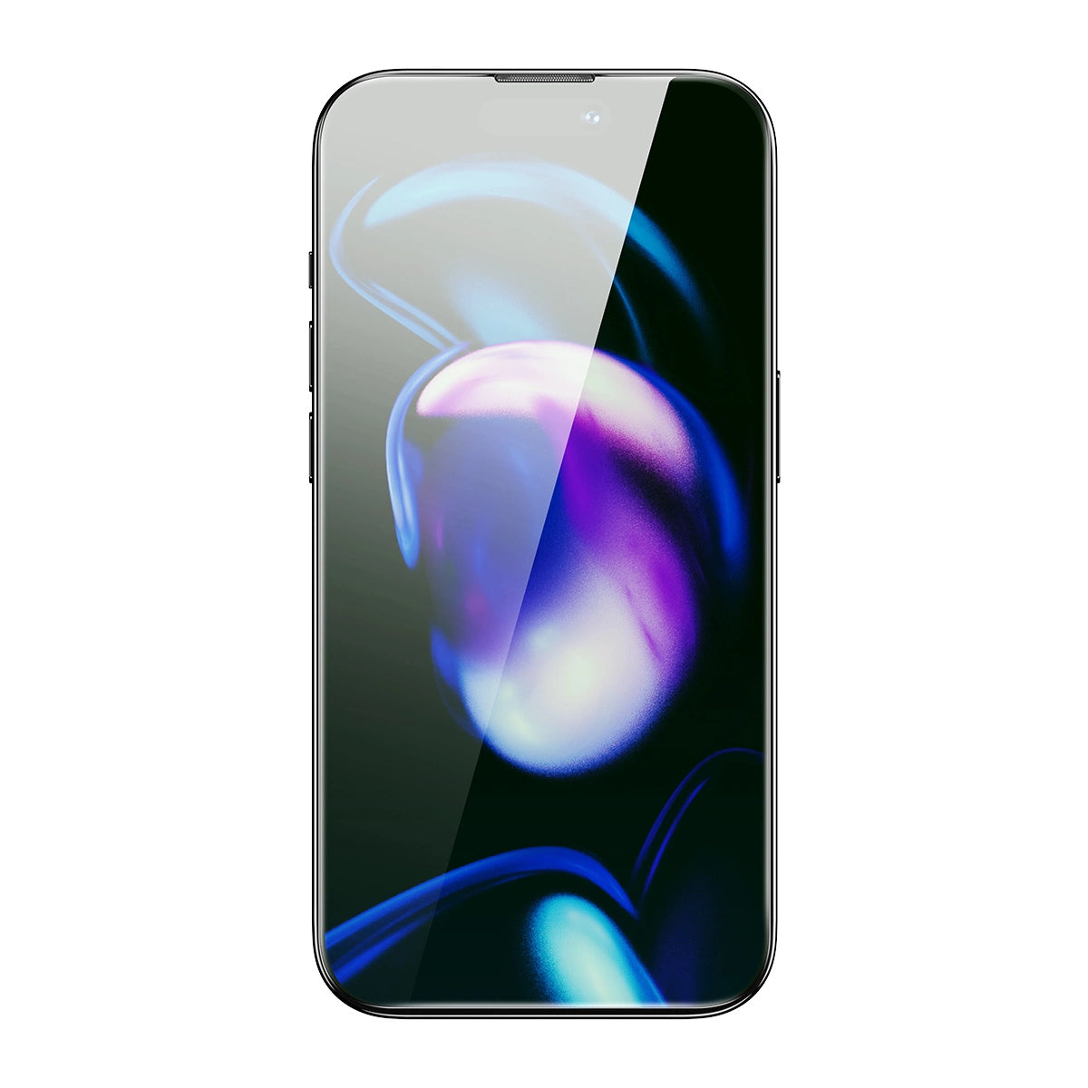 Baseus Full Screen Tempered Glass for iPhone 14 Pro with Anti Blue Light Filter and 0.3mm Speaker Cover + Mounting Frame_1