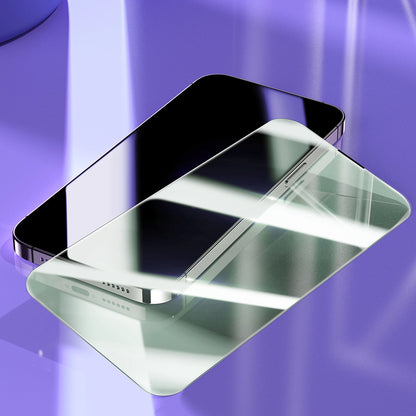 Baseus Full Screen Tempered Glass for iPhone 14 Pro with Anti Blue Light Filter and 0.3mm Speaker Cover + Mounting Frame_8