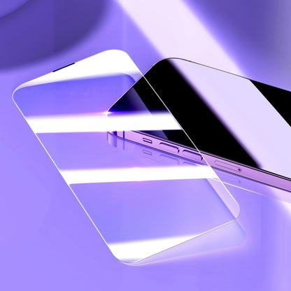 Baseus Full Screen Tempered Glass for iPhone 14 Pro with Speaker Cover 0.3mm + Mounting Frame_9