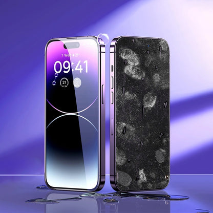 Baseus Full Screen Tempered Glass for iPhone 14 Pro with Speaker Cover 0.3mm + Mounting Frame_19