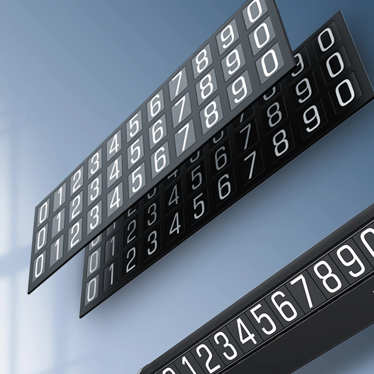 Ugreen car telephone number plate black (LP178)_6