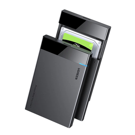 Ugreen adapter enclosure for SATA 2.5'' 6TB drive USB-C 3.0 black (US221)_0