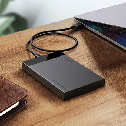 Ugreen adapter enclosure for SATA 2.5'' 6TB drive USB-C 3.0 black (US221)_1