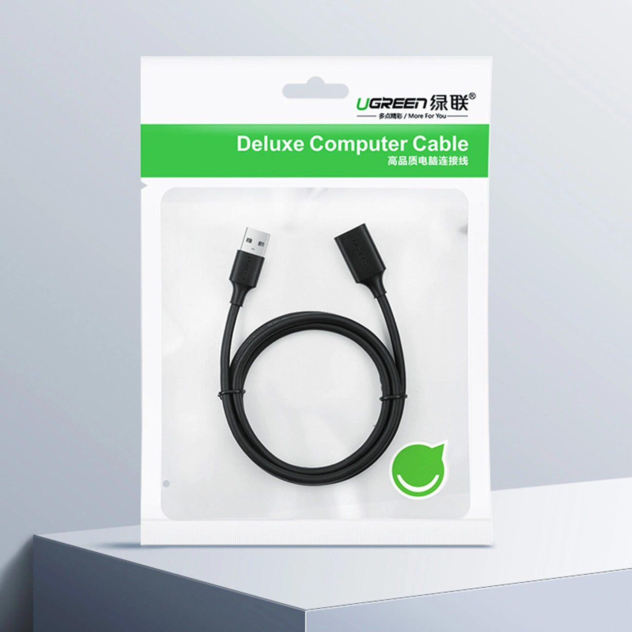 Ugreen extension cable USB (male) - USB (female) 2.0 480Mbps 3m black (US103)_4