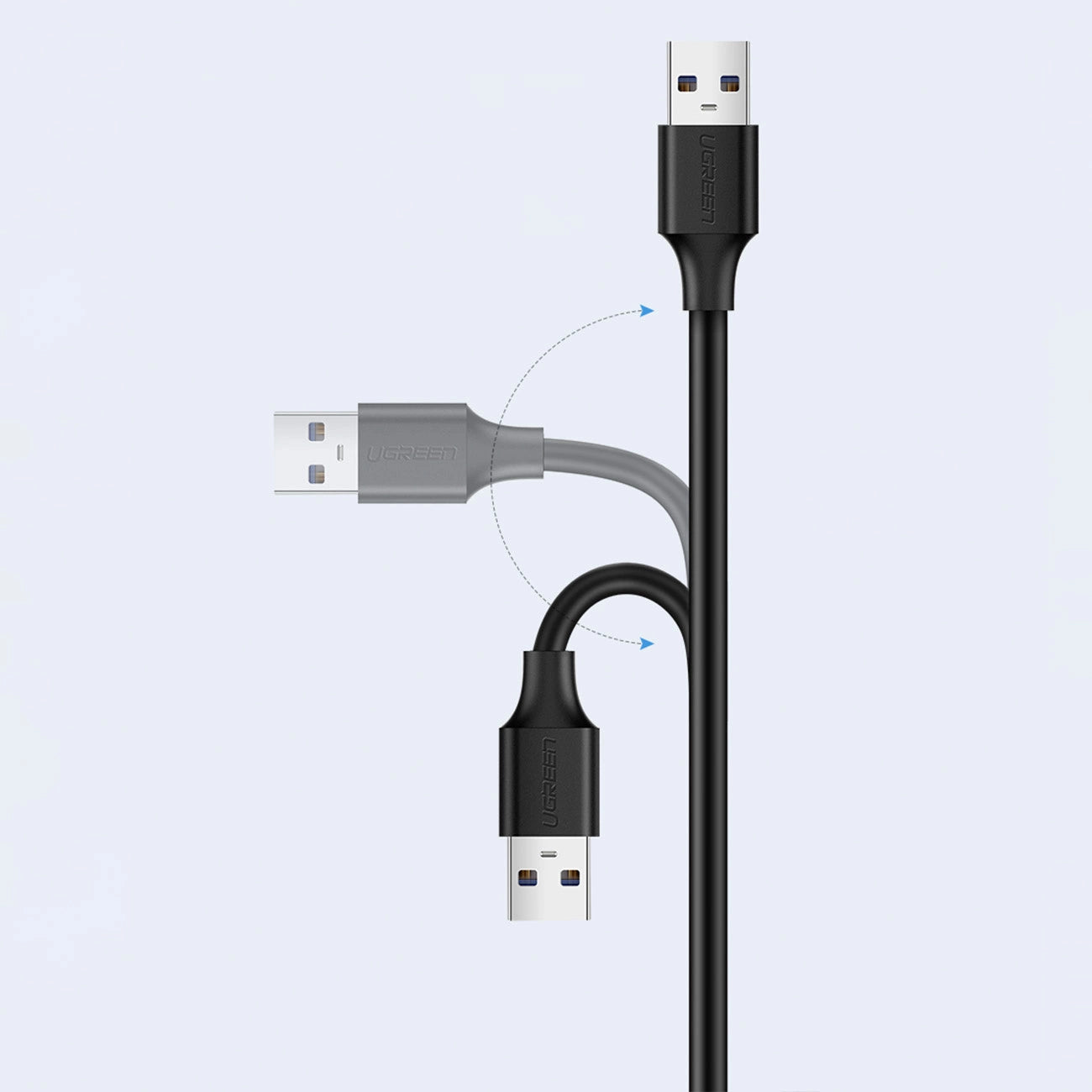 Ugreen extension cable USB (male) - USB (female) 2.0 480Mbps 3m black (US103)_6