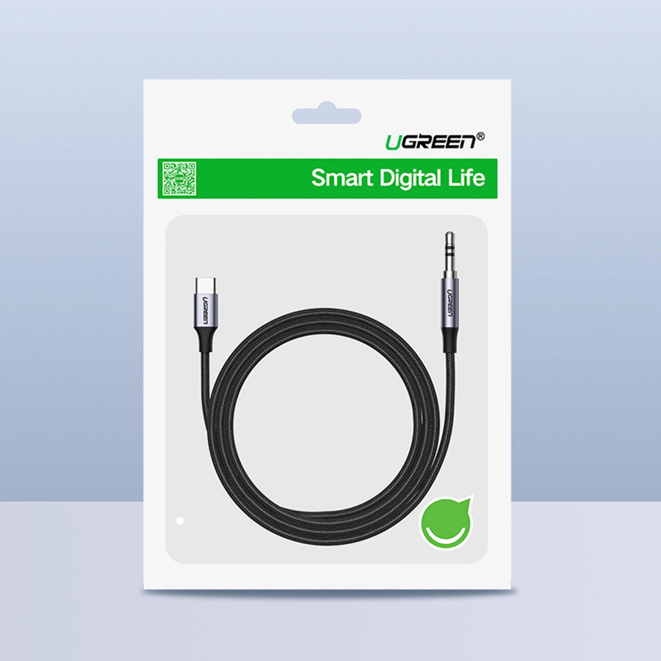 Ugreen cable USB C - mini jack 3.5mm 1m gray (AV143)_4