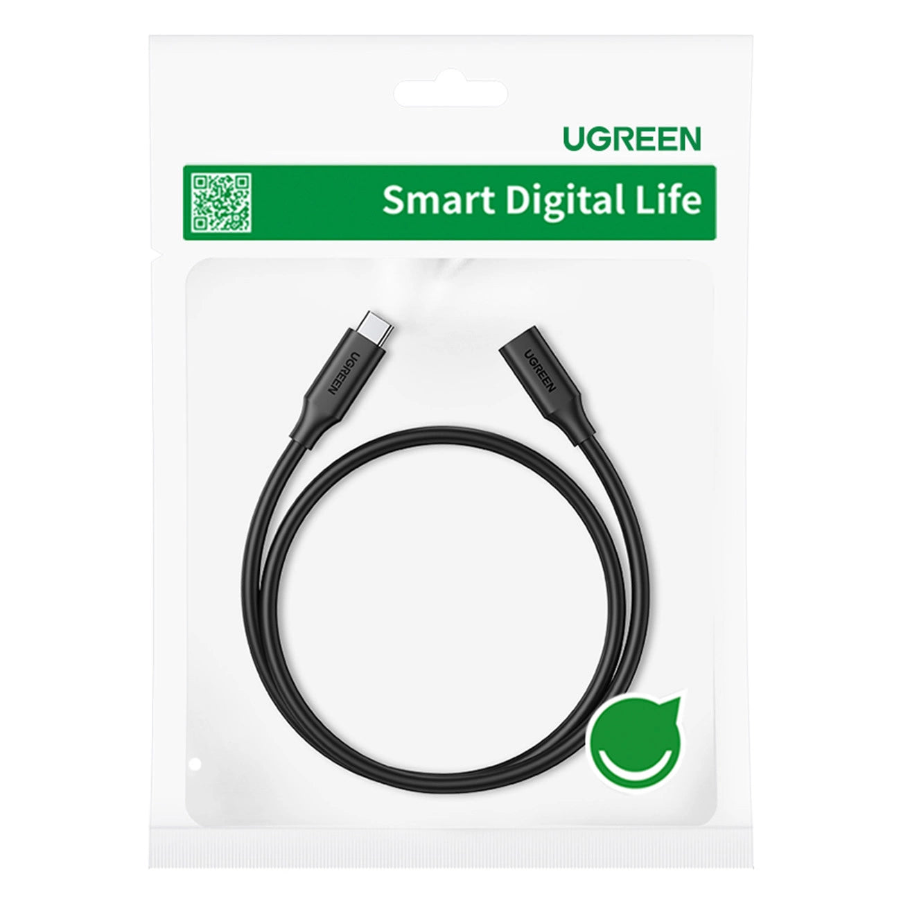 Ugreen 10387 USB-C - USB-C PD QC cable 4K 60Hz 100W 5A 10Gb/s 1m - black_4