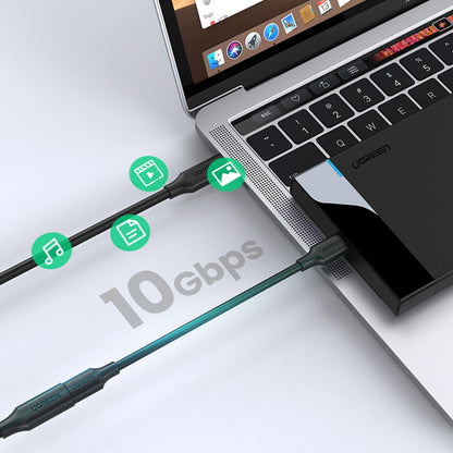 Ugreen 10387 USB-C - USB-C PD QC cable 4K 60Hz 100W 5A 10Gb/s 1m - black_3