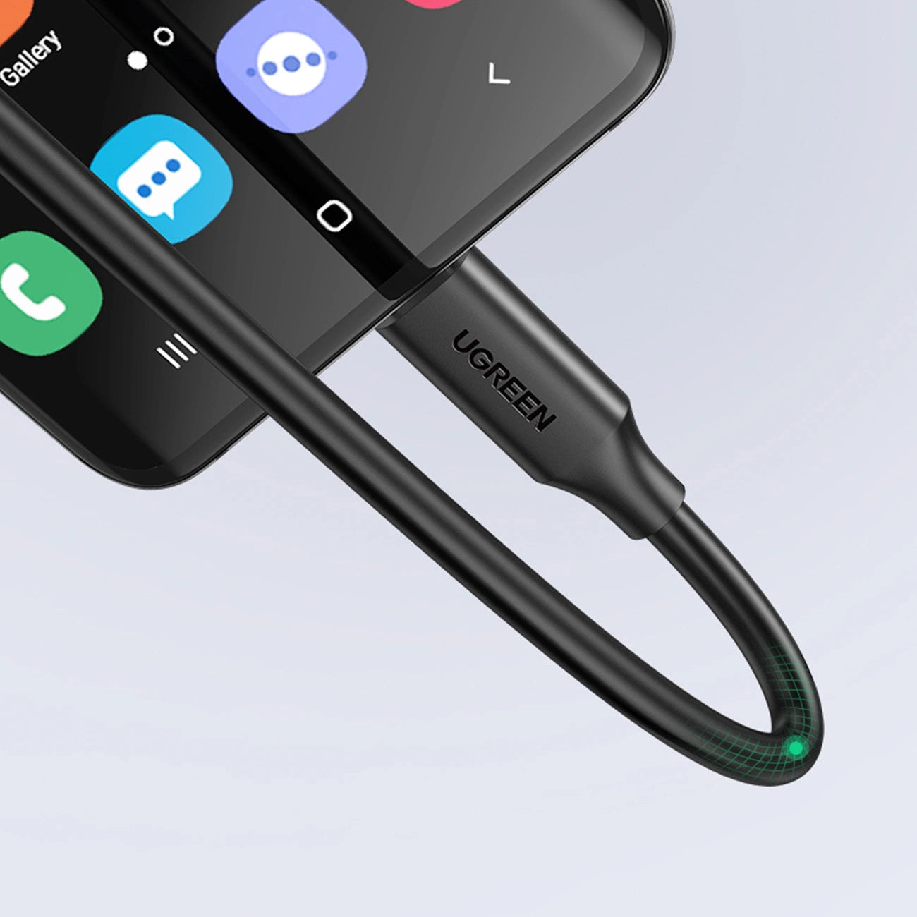 Ugreen 10387 USB-C - USB-C PD QC cable 4K 60Hz 100W 5A 10Gb/s 1m - black_8
