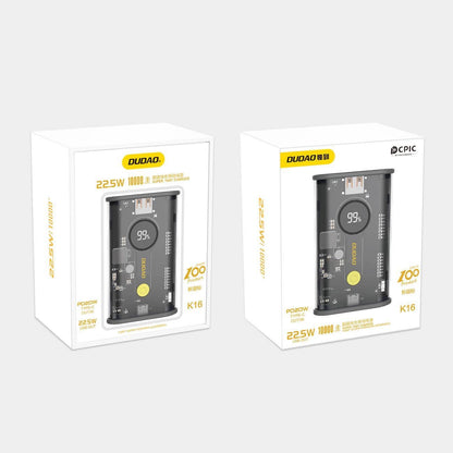 Dudao power bank 10000mAh 1xUSB-C / 1xUSB-A 22.5W PD black (K16)_4
