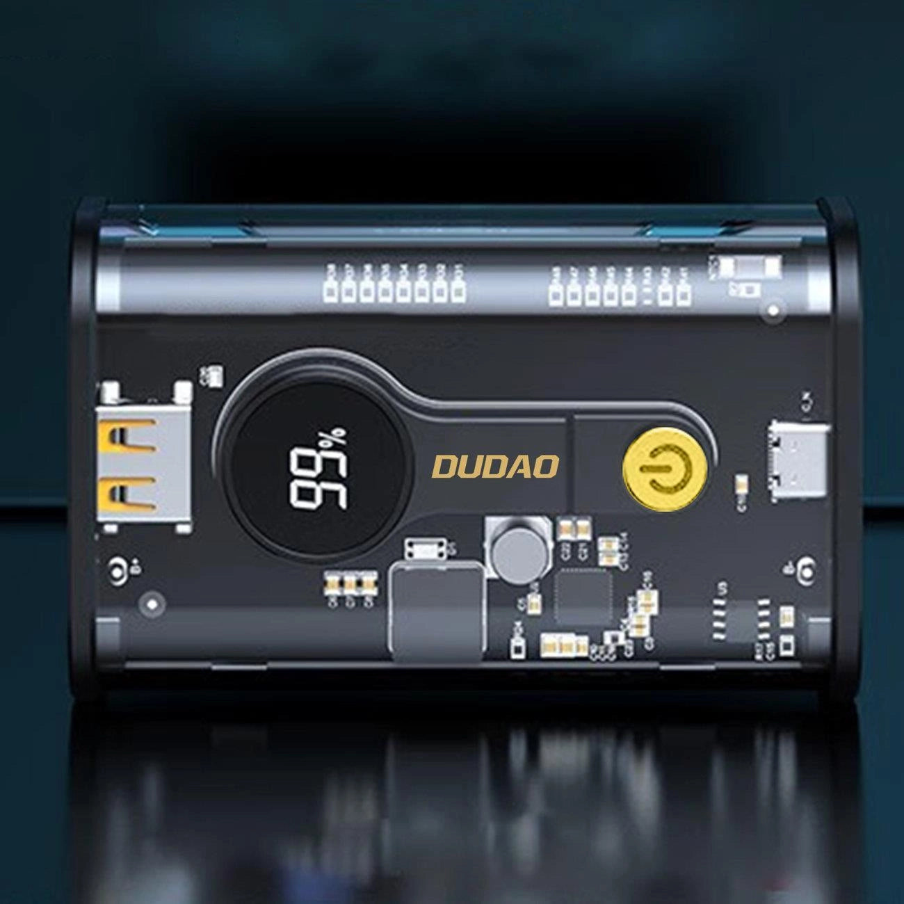 Dudao power bank 10000mAh 1xUSB-C / 1xUSB-A 22.5W PD black (K16)_6
