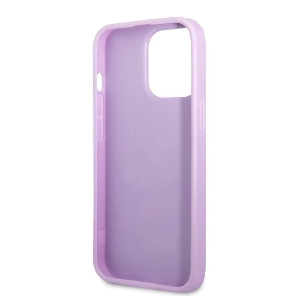 Guess GUHCP13XPS4MU iPhone 13 Pro Max 6.7" purple/purple hardcase Saffiano 4G Small Metal Logo_6