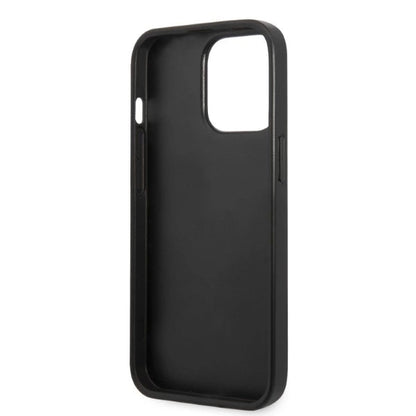 Karl Lagerfeld KLHCP13LSFMP2K iPhone 13 Pro / 13 6.1&quot; hardcase black/black Saffiano Plaque_6