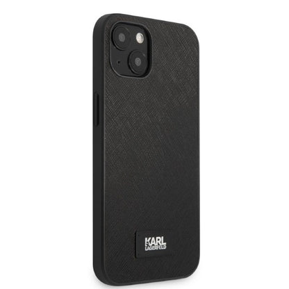 Karl Lagerfeld KLHCP13MSFMP2K iPhone 13 6.1" hardcase black/black Saffiano Plaque_3