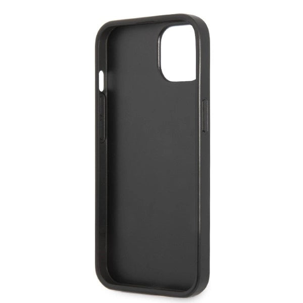 Karl Lagerfeld KLHCP13MSFMP2K iPhone 13 6.1" hardcase black/black Saffiano Plaque_6