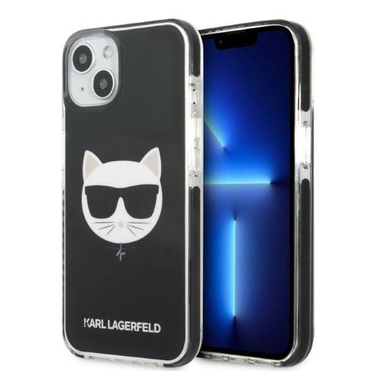 Karl Lagerfeld KLHCP13STPECK iPhone 13 mini 5.4" hardcase black/black Choupette Head_0