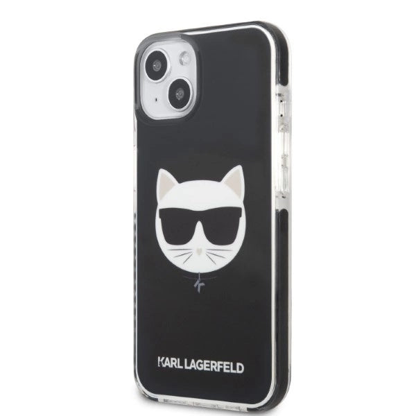 Karl Lagerfeld KLHCP13STPECK iPhone 13 mini 5.4" hardcase black/black Choupette Head_1