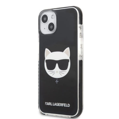 Karl Lagerfeld KLHCP13STPECK iPhone 13 mini 5.4" hardcase black/black Choupette Head_1