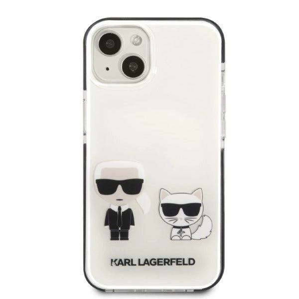 Karl Lagerfeld KLHCP13STPEKCW iPhone 13 mini 5.4" hardcase white/white Karl&amp;Choupette_2