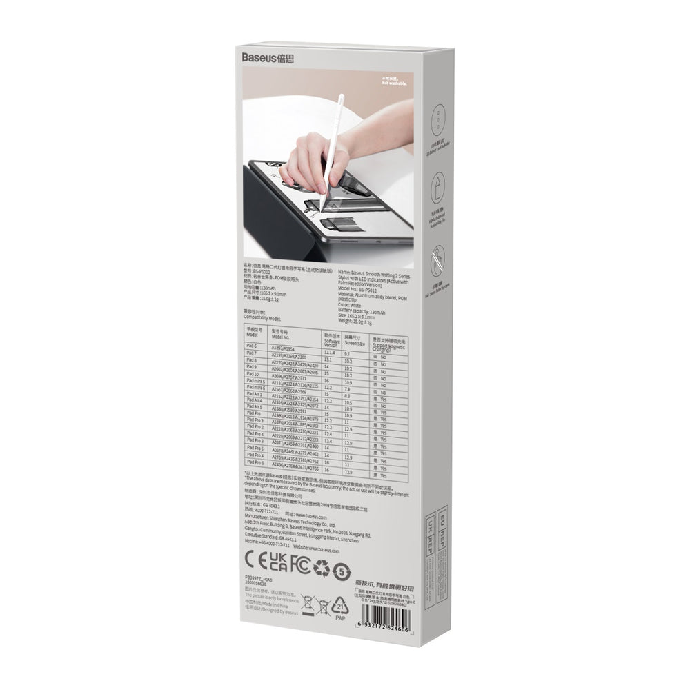 Active stylus for iPad Baseus Smooth Writing 2 SXBC060402 - white_5