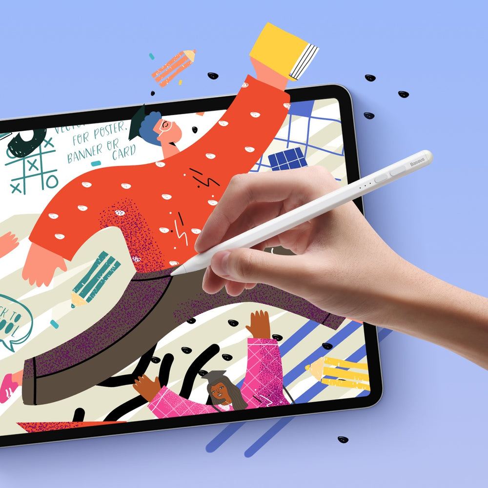 Active stylus for iPad Baseus Smooth Writing 2 SXBC060402 - white_8