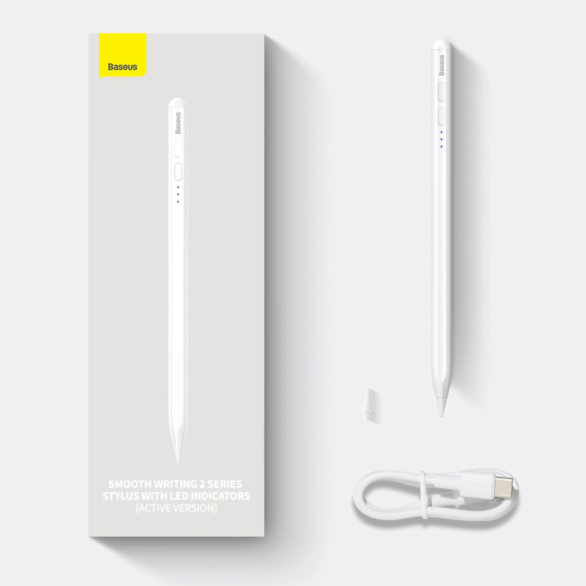 Active stylus for iPad Baseus Smooth Writing 2 SXBC060202 - white_10