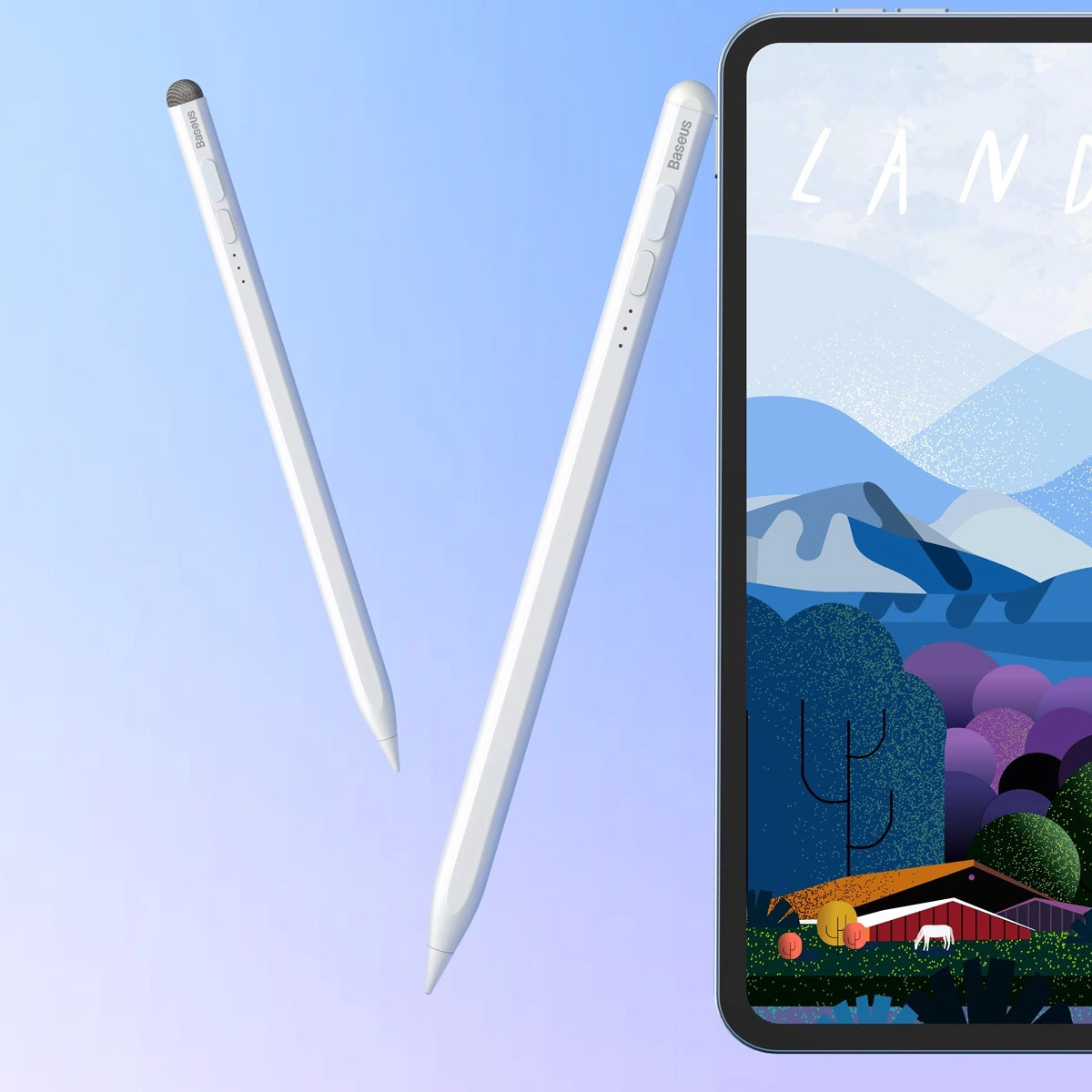Active stylus for iPad Baseus Smooth Writing 2 SXBC060202 - white_9