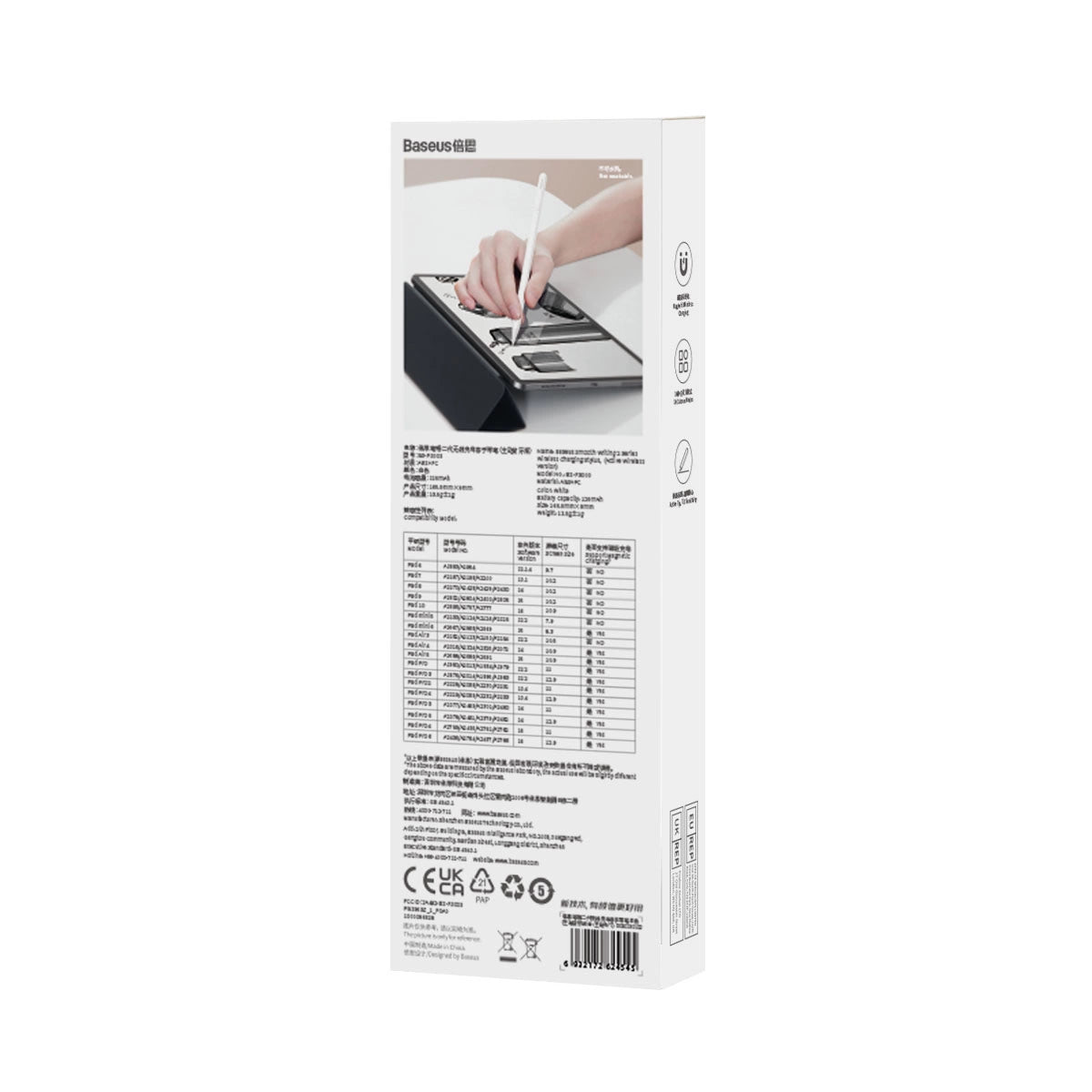 Active stylus for iPad Baseus Smooth Writing 2 SXBC060002 - white_5