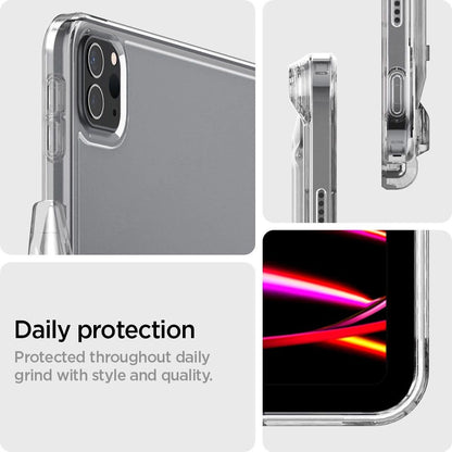 Spigen Airskin Hybrid S Case for iPad Pro 12.9&#39;&#39; 2021 / 2022 - Transparent_12