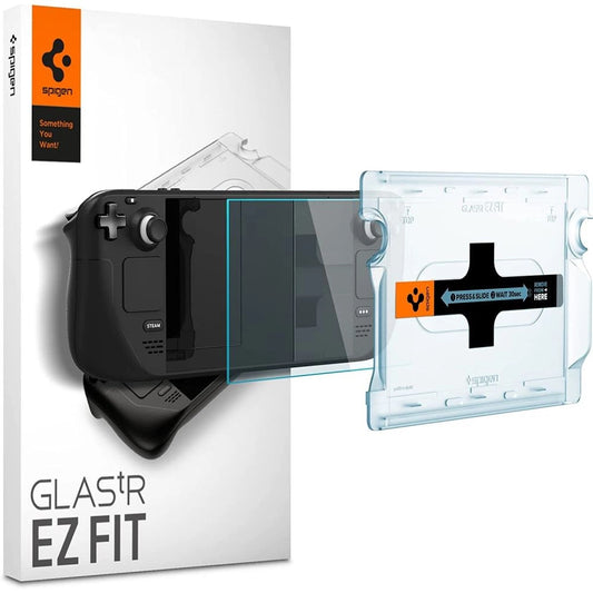 Spigen Glas.tR EZ Fit Tempered Glass for Steam Deck_0