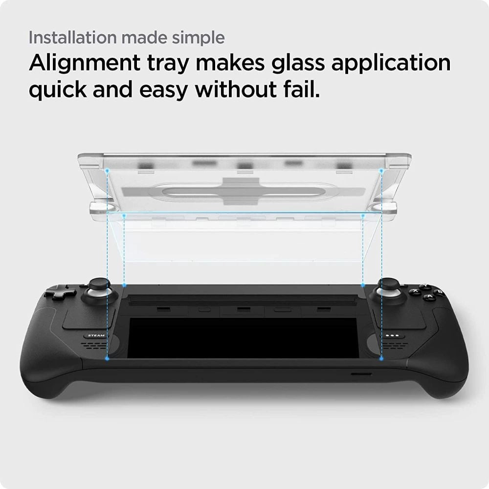 Spigen Glas.tR EZ Fit Tempered Glass for Steam Deck_1
