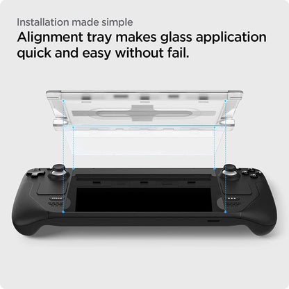 Spigen Glas.tR EZ Fit Tempered Glass for Steam Deck_1