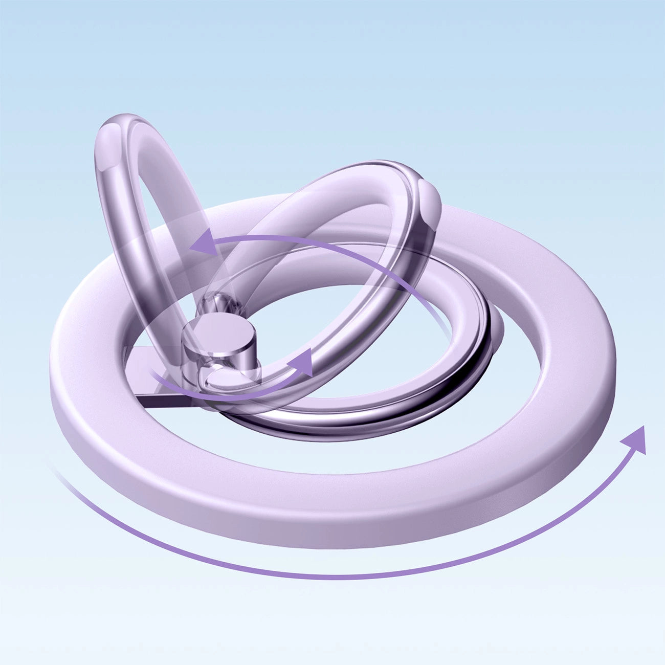 Magnetic Phone Ring Grip Joyroom JR-Mag-M2 (purple)_3
