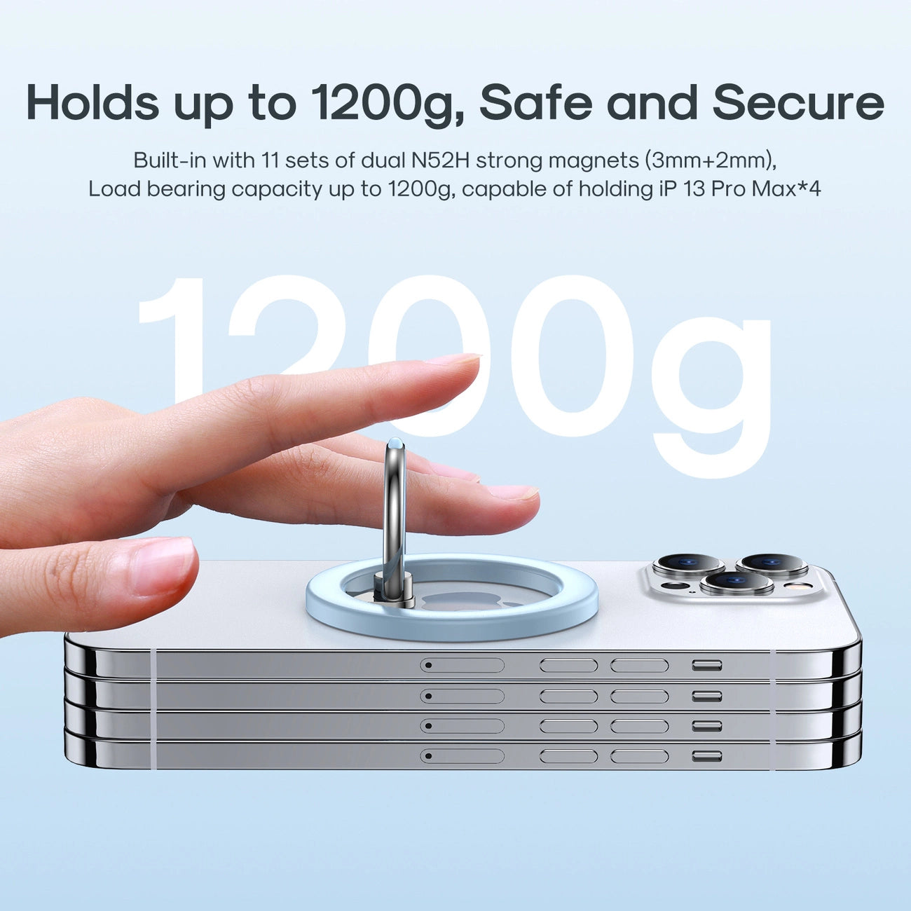 Magnetic Phone Ring Grip Joyroom JR-Mag-M2 (blue)_1