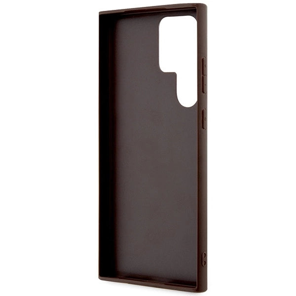 Guess GUHCS23LG4GLBR S23 Ultra S918 brown/brown hardcase 4G Stripe Collection_6